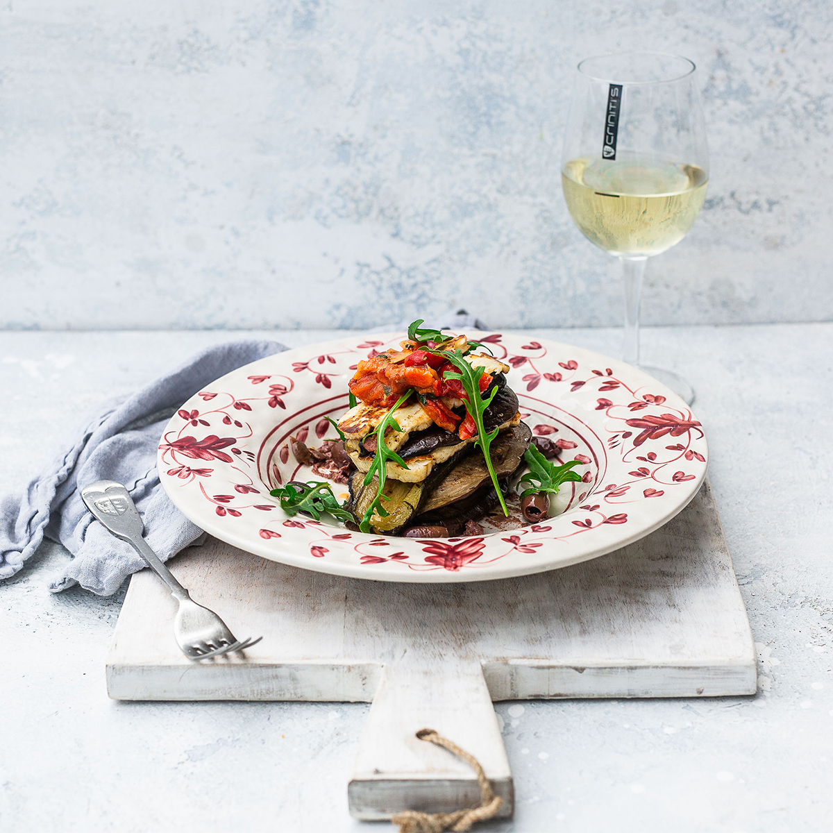 halloumi stack